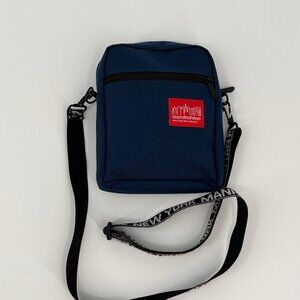 Manhattan Portage Emblem City Lights Navy Nylon Crossbody Bag Small